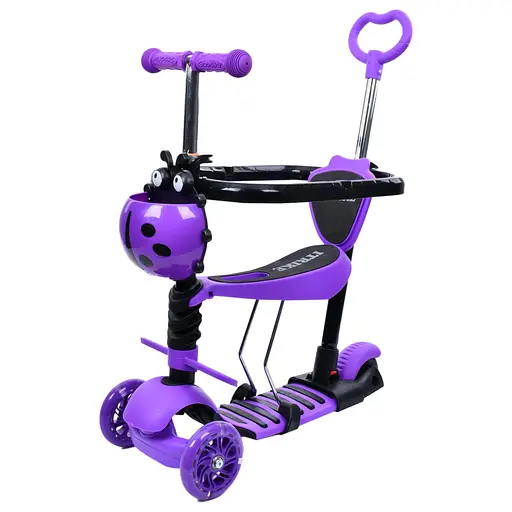 Самокат детский 3-х колесный 5 в 1 JR3-050-V, до 25 кг