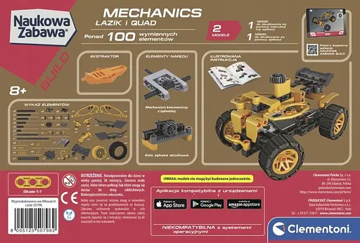 Інтерактивний конструктор 2 в 1 Ровер і квадроцикл - Clementoni 50796 - фото 5