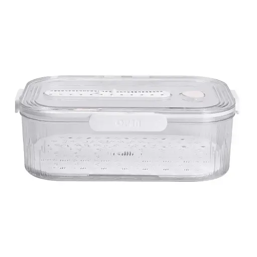 Лоток органайзер для хранения продуктов Yiwu HP-27-2 пластиковый белый - фото 5