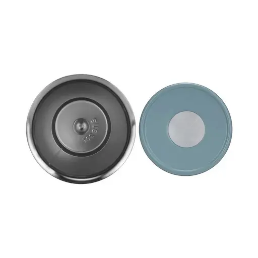 Термокружка Fissman 420 мл сине-зеленая (9888) - фото 4