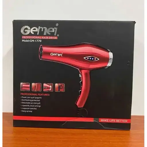 Фен Gemei GM 1770 - фото 4