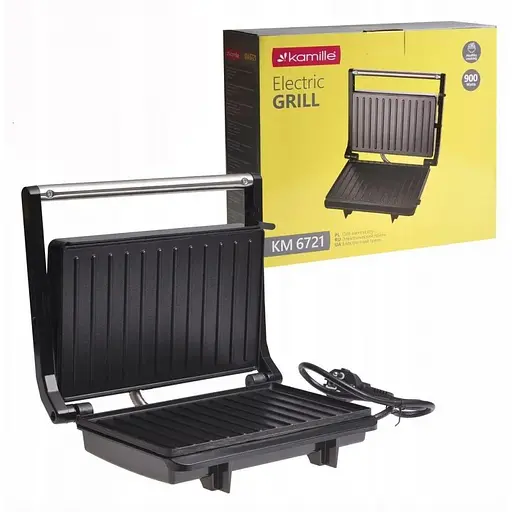 Електрогриль притискний Kamille KM6721 - фото 8