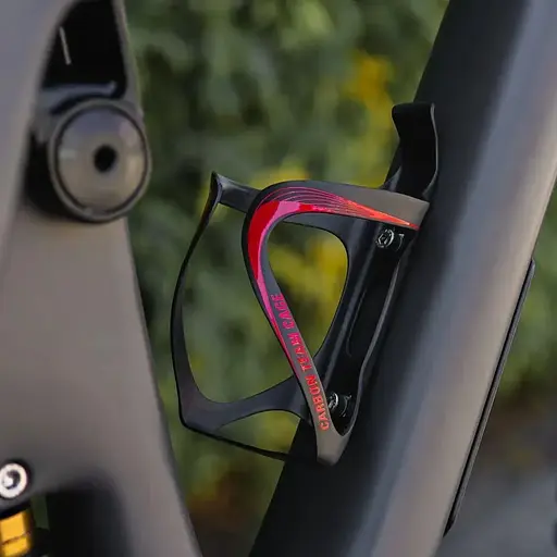 Флагодержатель Lezyne Carbon Team Cage Black/Red (1052-4710582 543395) - фото 4