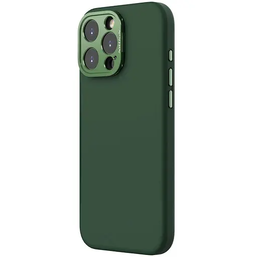 Чохол Silicone Nillkin LensWing Prop Magnetic для Apple iPhone 16 Pro 6.3 Зелений/Green - фото 3