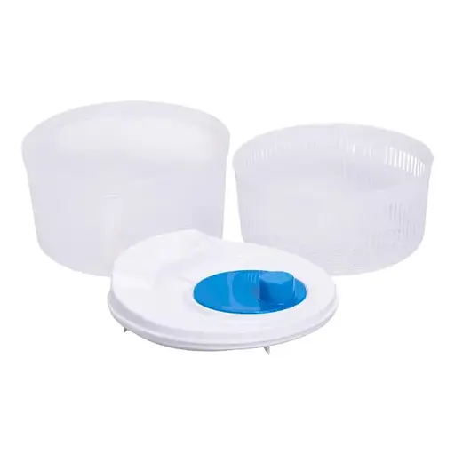 Сушарка для зелені Yiwu HP-45-17BL ручна 3 л пластикова синя - фото 3