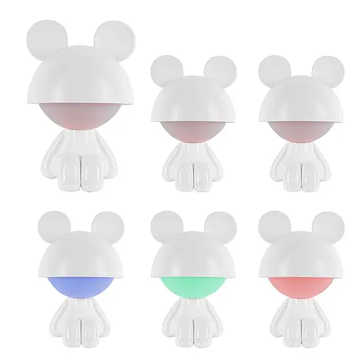 Світильник-нічник Kite LED з акумулятором Cute Mouse білий (K25-316-2-1) - фото 3