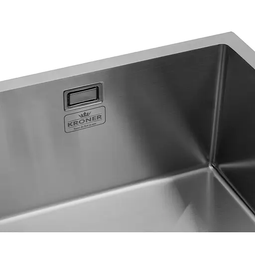 Кухонная мойка Kroner KRP Gebürstet - 4843HM (3,0/1,0 мм) (CV022799) - фото 5