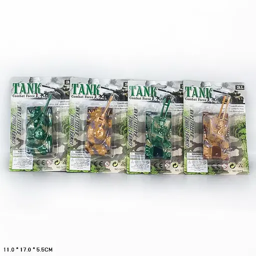 Танк 3273 інерційний, 11см, рухома кабіна, на блістері (6984740090030) Вид 1 - фото 2