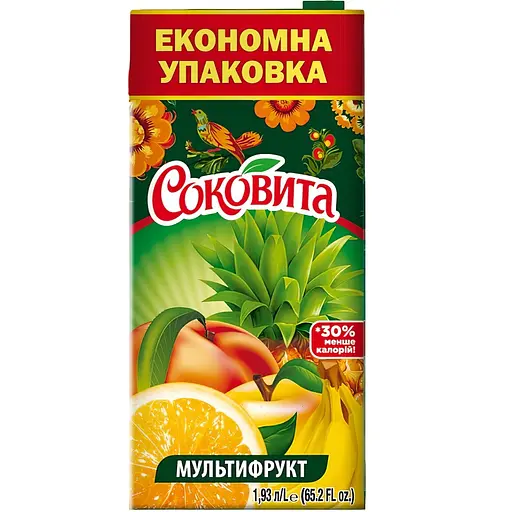 Напиток соковый Соковита Мультифруктовый 1.93 л