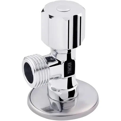 Кран приладовий Kroner KRP Eckventil C401 1/2"х1/2" ЗЗ (CV027383) - фото 1