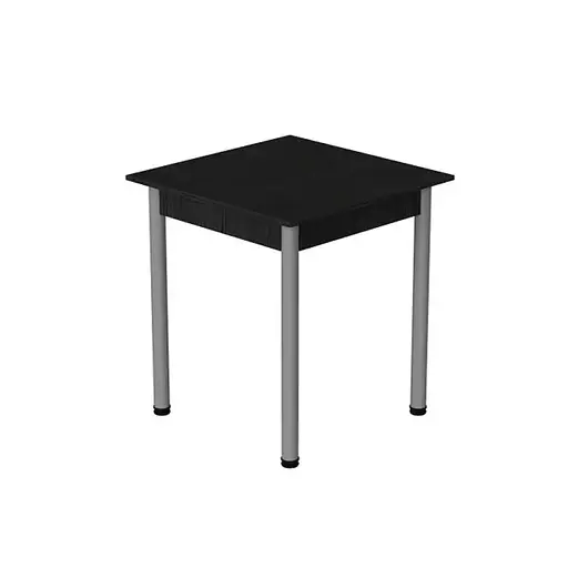 Стіл кухонний Ferrum-decor Агата 75x80x80 Сірий ДСП Сосна Кембра 16мм (FRD-105678)