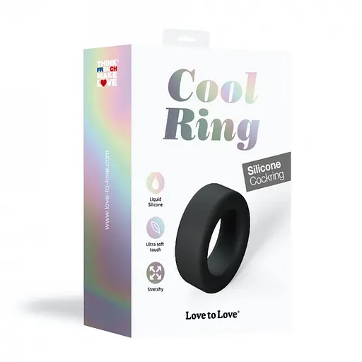 Эрекционное кольцо Love To Love Cool Ring черный - фото 6