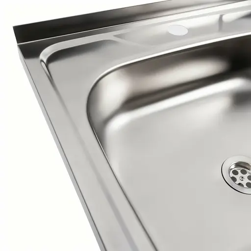 Кухонная мойка из нержавеющей стали Platinum 5050 (0,4/120 мм), Нержавеющая сталь - фото 4