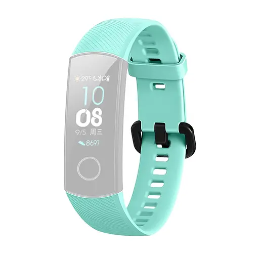 Ремінець для фітнес-браслета MIIQNUS для Honor Band 4 і 5 бірюзовий - фото 2