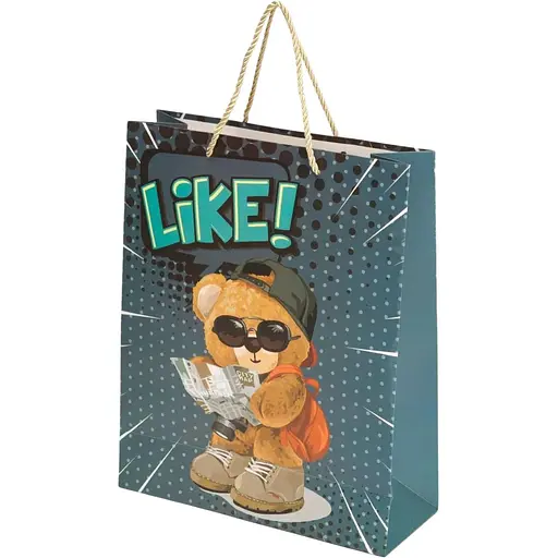 Пакет подарочный Line YY050911-1 M Разноцветный - фото 1