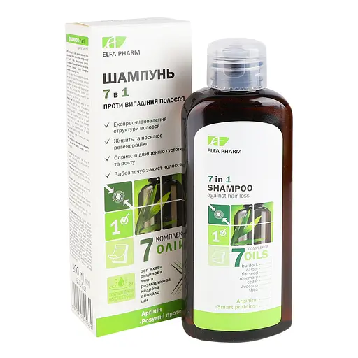 Шампунь Elfa Pharm 7 масел 7 в 1 200 мл