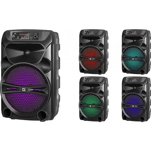 Портативна колонка Defender G110 12Вт АКБ з підсвічуванням - фото 4