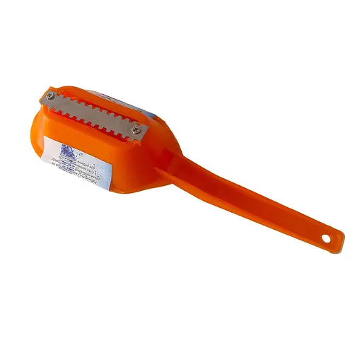 Рибочистка пластикова з контейнером 20 см, Kitchette Червоний 87517 - фото 6