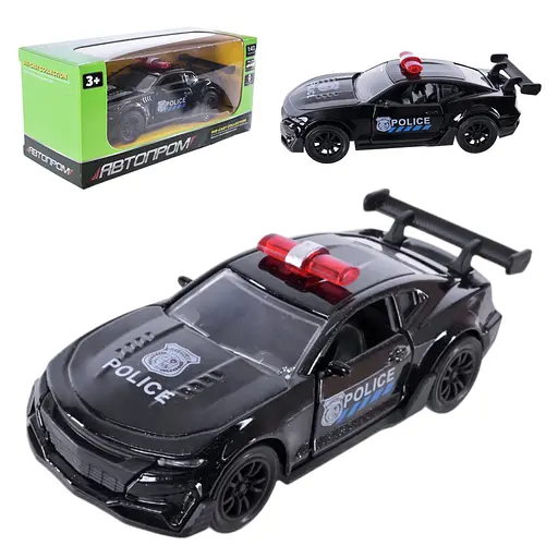 Металлическая автомодель Автопром 1:43, открывающиеся двери AP4390 (В ассортименте) - фото 3