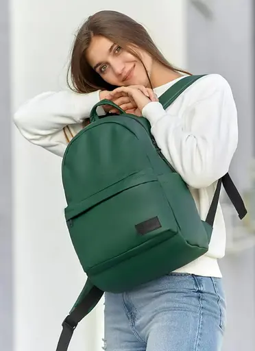 Женский рюкзак Sambag Zard LST зеленый 46 х 28 х 13 см (25018007) - фото 5
