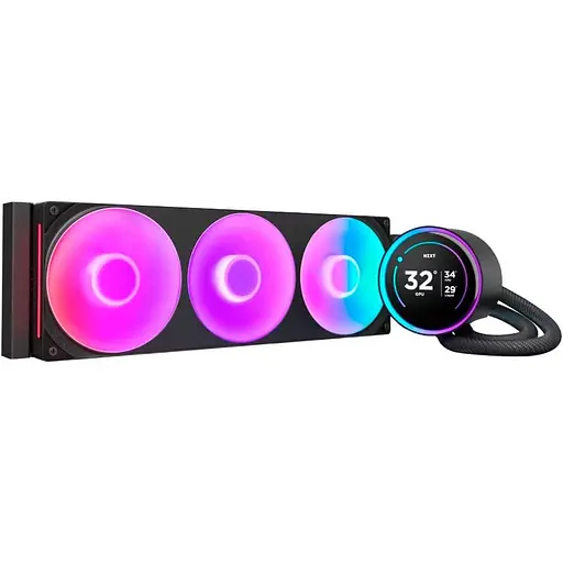 СВО NZXT Kraken Elite RGB 360mm Black (RL-KR36E-B2) - фото 1