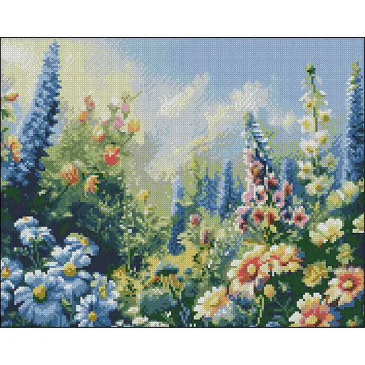 Алмазная мозаика Strateg ПРЕМИУМ Чудокрай без подрамника размером 40х50 см (ZAV4050-25) - фото 1