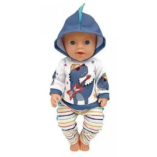 Пупс интерактивный, BL242M, 45 см, с аксессуарами, пьет из бутылочки, ходит на горшок