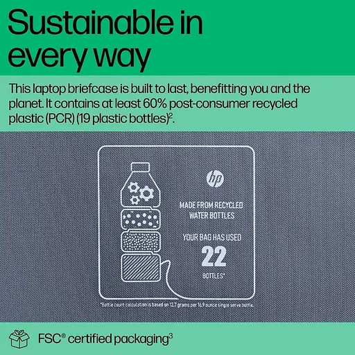 Сумка для ноутбука HP HP, Everyday, 16", полиестер, темно-сирий (A08JTAA) - фото 8