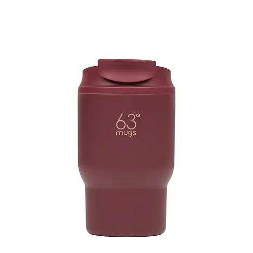 Смачна термочашка для кави 63mugs Drive 360 мл насичена червона (1063) - фото 1