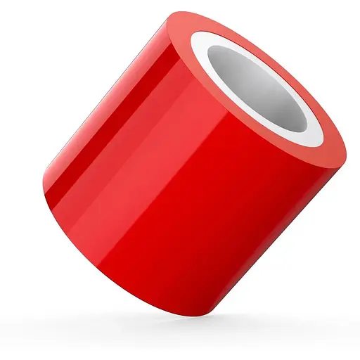 Скотч для бондажа Liebe Seele Bondage Tape Red 25м