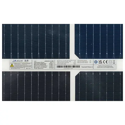 Сонячна панель JA Solar JAM54D40-420-MB-BF 420W двостороння (42-00183) - фото 3