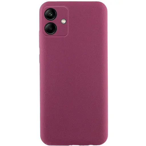 Чехол Getman TPU Liquid Silk Full Camera для Samsung Galaxy A06 Бордовый/Marsala