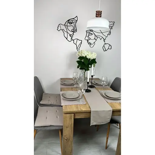 Комплект Дорожка водоотталкивающая Капучино однотон 280х40 см 4 шт.