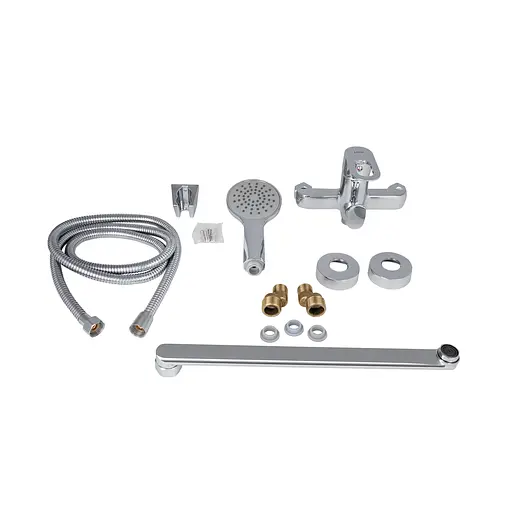 Смеситель для ванны Lidz Latwa 005 с поворотным изливом (c душевым гарнитуром) (k35) LDLAT005CRM45415 Chrome - фото 8