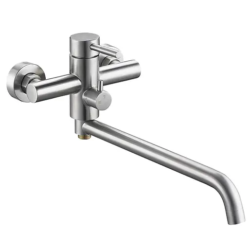 Змішувач для ванни Zegor SAP7-A090 Нержавіюча сталь 30412 - фото 1