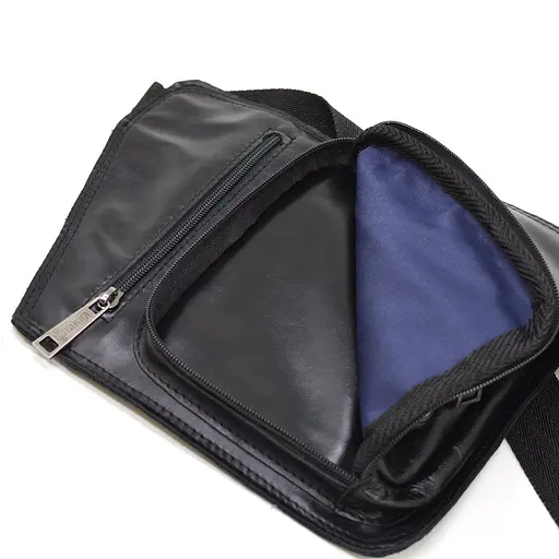 Чоловіча шкіряна сумка через плече TARWA 25х20х4 см sum0025884 - фото 3