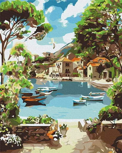 Картина за номерами на підрамнику Brushme Лазурна затока