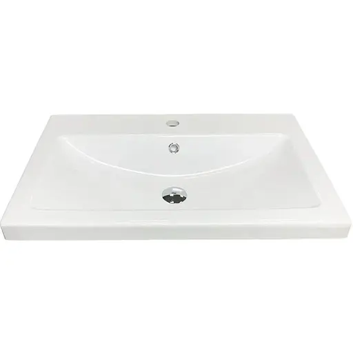 Раковина Adamant умывальник CERS искусственный камень прямоугольная - фото 1