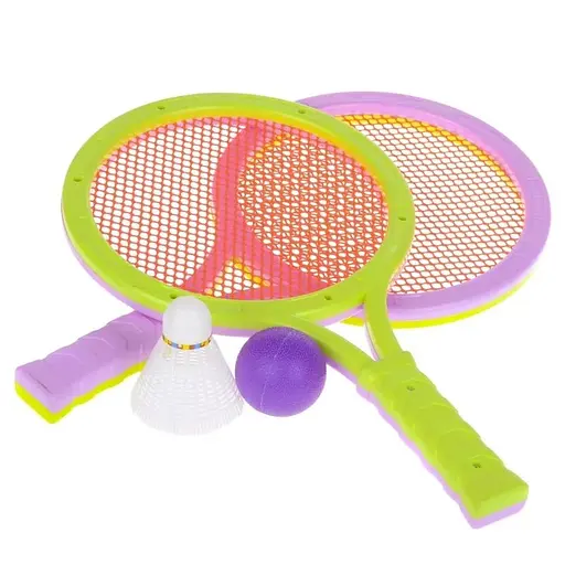 Игровой набор для подвижных игр Бадминтон и теннис для детей IE82B