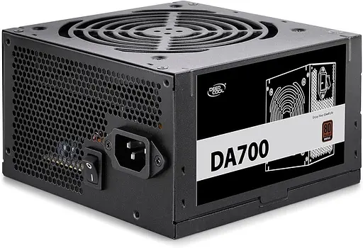 Блок живлення Deepcool DA700 (DP-BZ-DA700N) 700W 80 PLUS Bronze (DA700) Б/в - фото 1