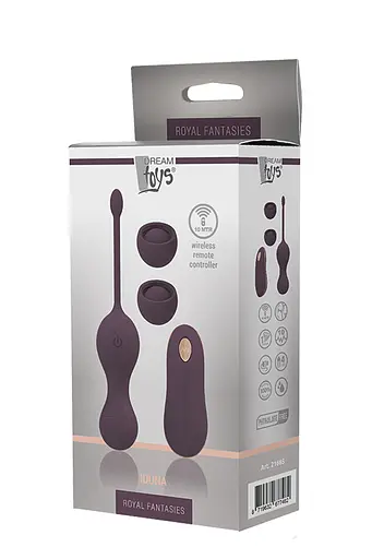 Вагінальні кульки Dreamtoys Royal Fantasies Iduna, 16 см, фіолетовий - фото 5