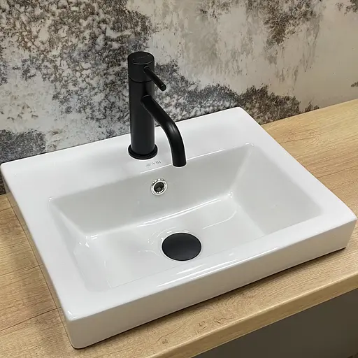 Умивальник VBI Acquaro S white врізний VBI-018056, Білий - фото 3