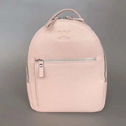 Кожаный рюкзак Groove S пудровый - фото 3