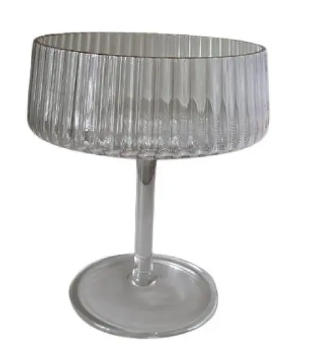 Набор бокалов для мартини A-PLUS 2шт Подарочные стеклянные сосуды для коктейлей 235мл Gold Rim - фото 1