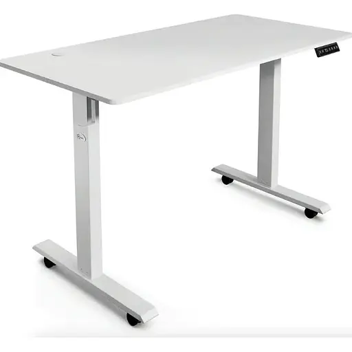 Компьютерный стол с регулируемой высотой Di Volio Amone белый - фото 9
