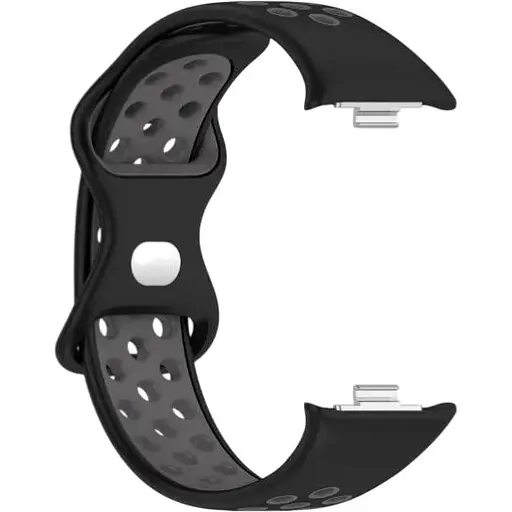 Ремінець DK CDK Silicone Sport Band Nike для Xiaomi Redmi Watch 4 (017600) (black / grey) - фото 2