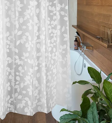 Штора для ванної кімнати Annabelle з кільцями 200х180 см матеріал Peva 12 шт.