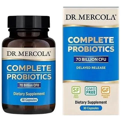 Пробіотики і пребіотики Dr. Mercola Complete Probiotics 70 Billion CFU, 30 капсул
