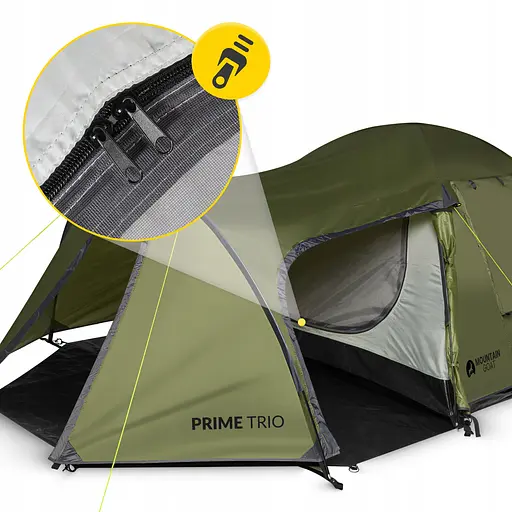 Намет туристичний Mountain Goat Prime Trio 3-місний Olive (P-5905973406574) - фото 13