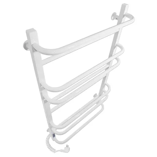 Электрический полотенцесушитель Laris Зебра Комфорт ЧФ10 500x900 Е левый R3 77700090, Белый, Левое, Электронный - фото 3